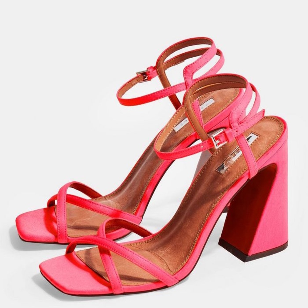 Topshop Redemption Sandal Heel - Pink (sz37)